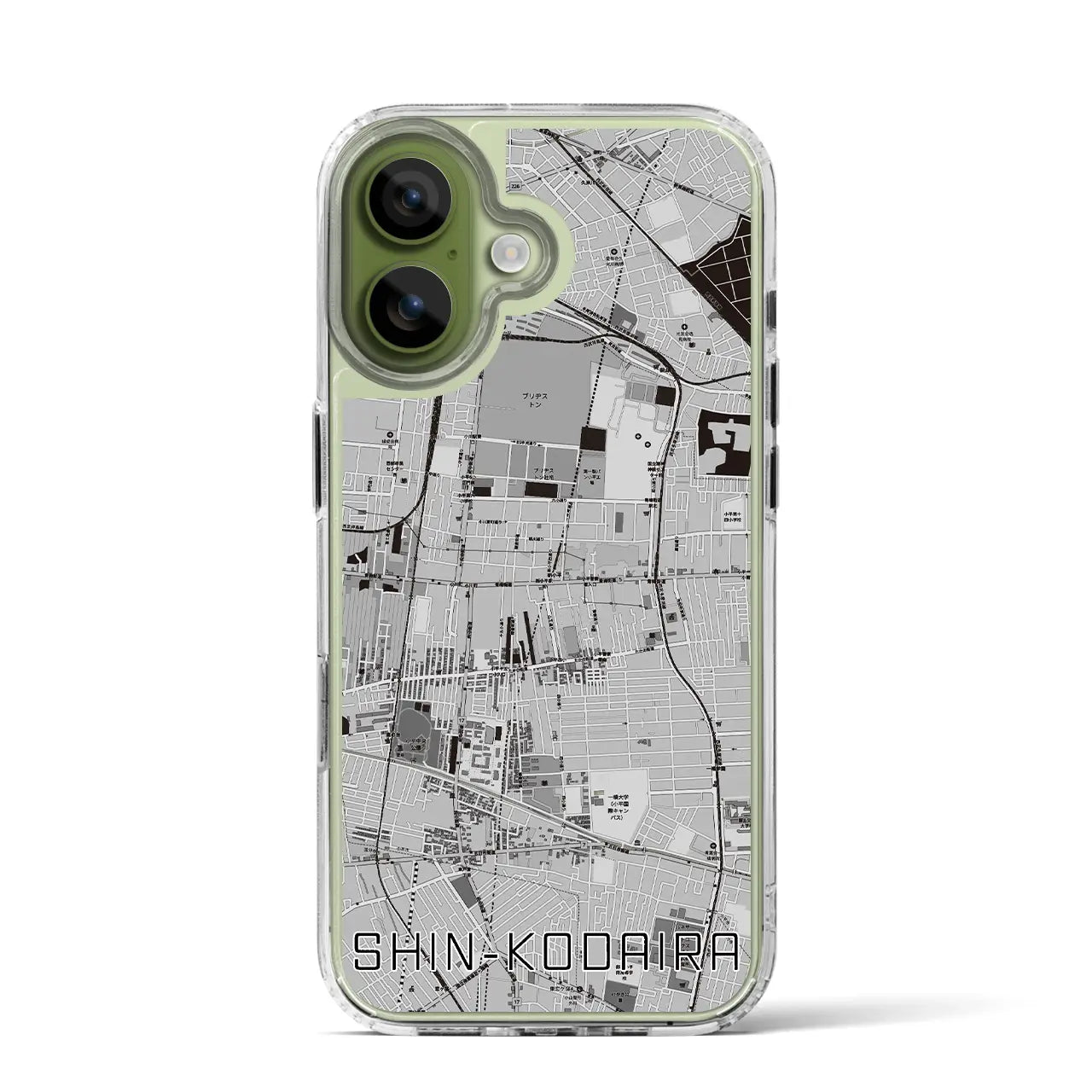 【新小平（東京都）】地図柄iPhoneケース（MagSafeタイプ）