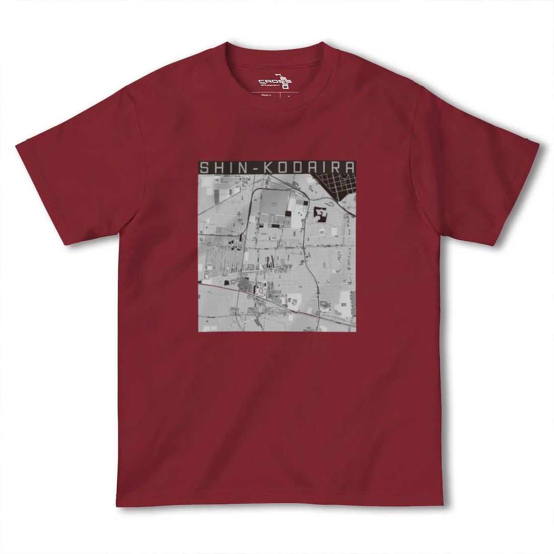 【新小平(東京都)】地図柄ヘビーウェイトTシャツ