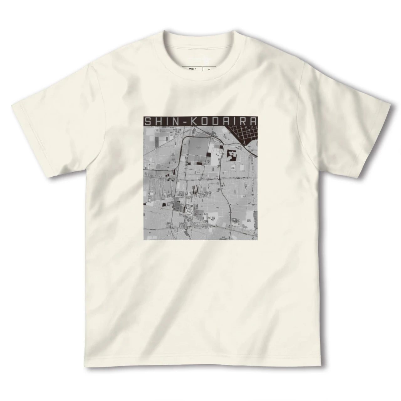 【新小平（東京都）】地図柄ヘビーウェイトTシャツ