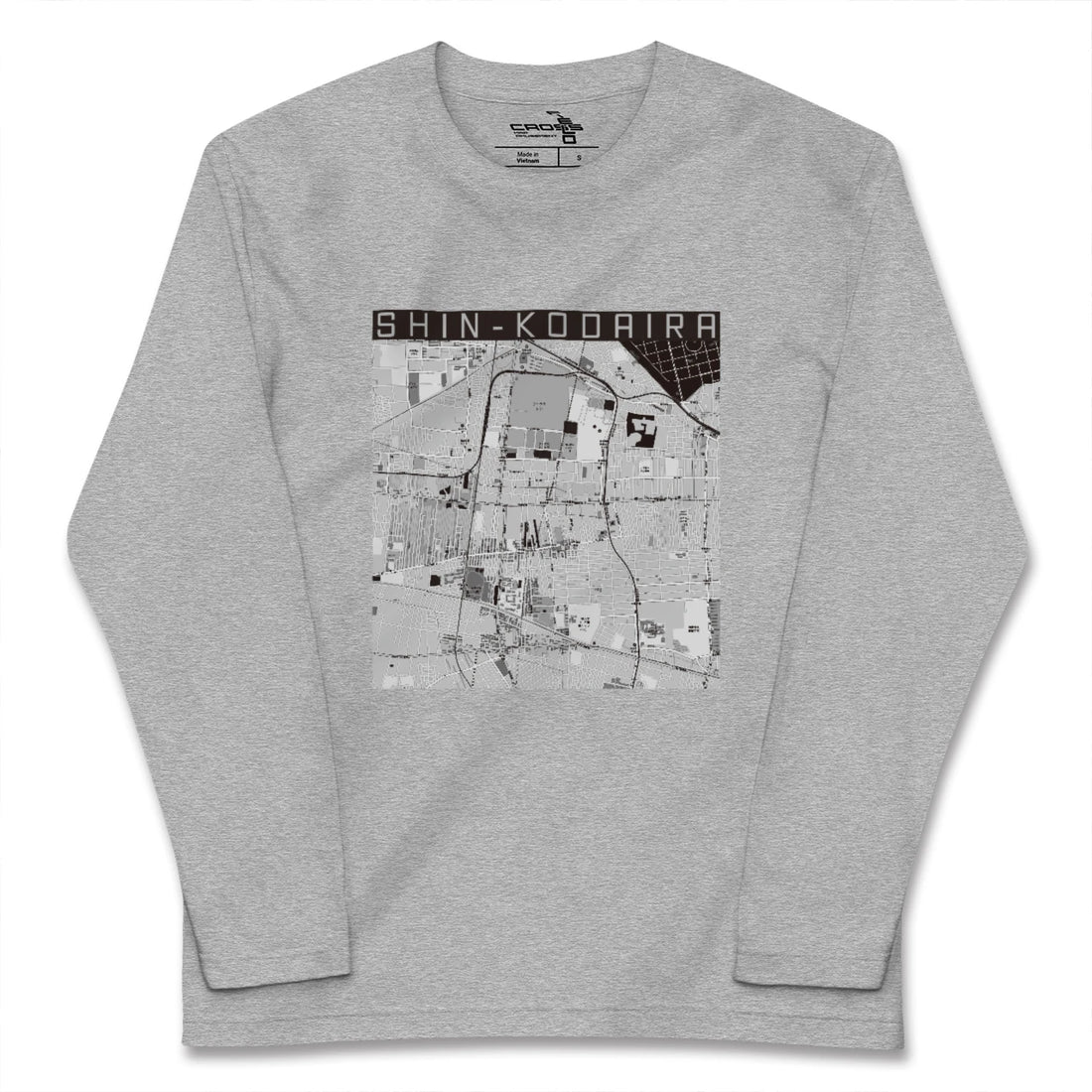 【新小平(東京都)】地図柄ロングスリーブTシャツ