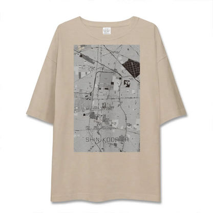 【新小平（東京都）】地図柄ビッグシルエットTシャツ