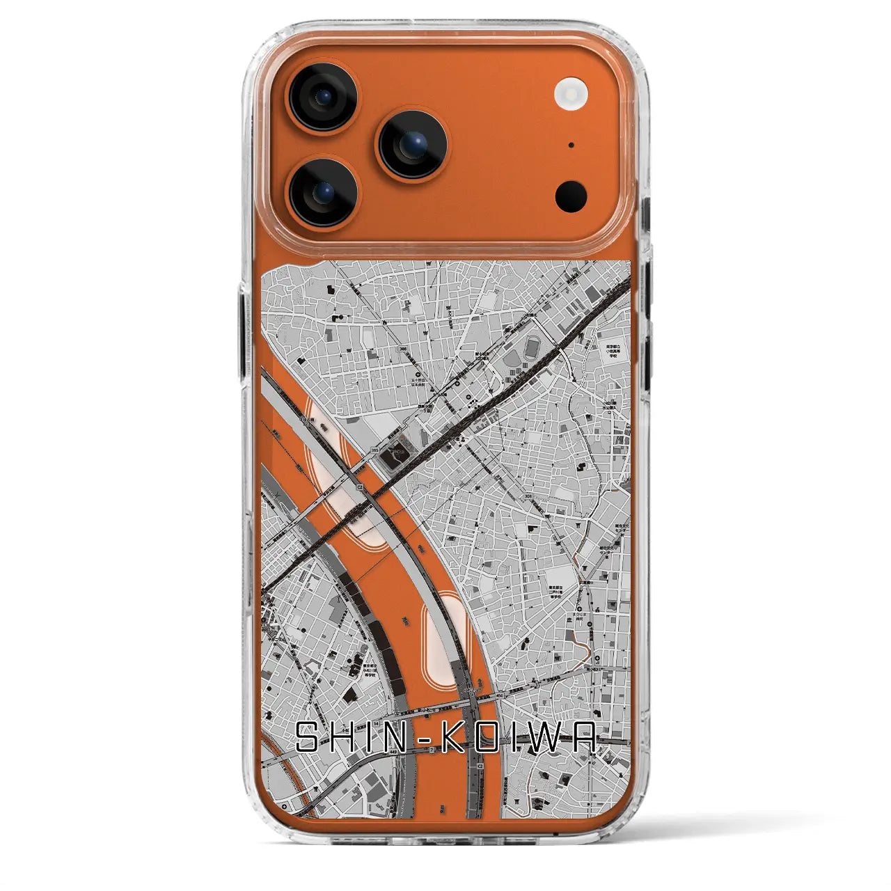 【新小岩（東京都）】地図柄iPhoneケース（MagSafeタイプ）