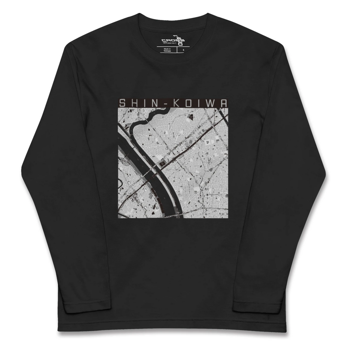 【新小岩（東京都）】地図柄ロングスリーブTシャツ