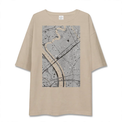 【新小岩（東京都）】地図柄ビッグシルエットTシャツ
