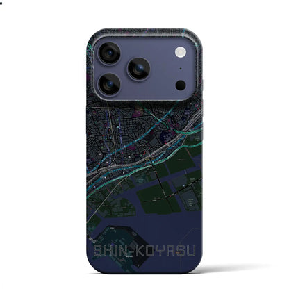 【新子安（神奈川県）】地図柄iPhoneケース（バックカバータイプ）