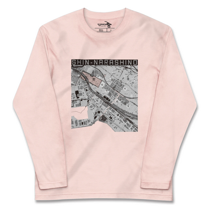 【新習志野（千葉県）】地図柄ロングスリーブTシャツ