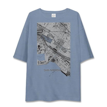 【新習志野（千葉県）】地図柄ビッグシルエットTシャツ