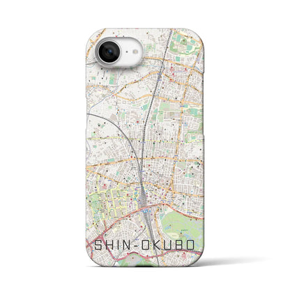 【新大久保（東京都）】地図柄iPhoneケース（バックカバータイプ）