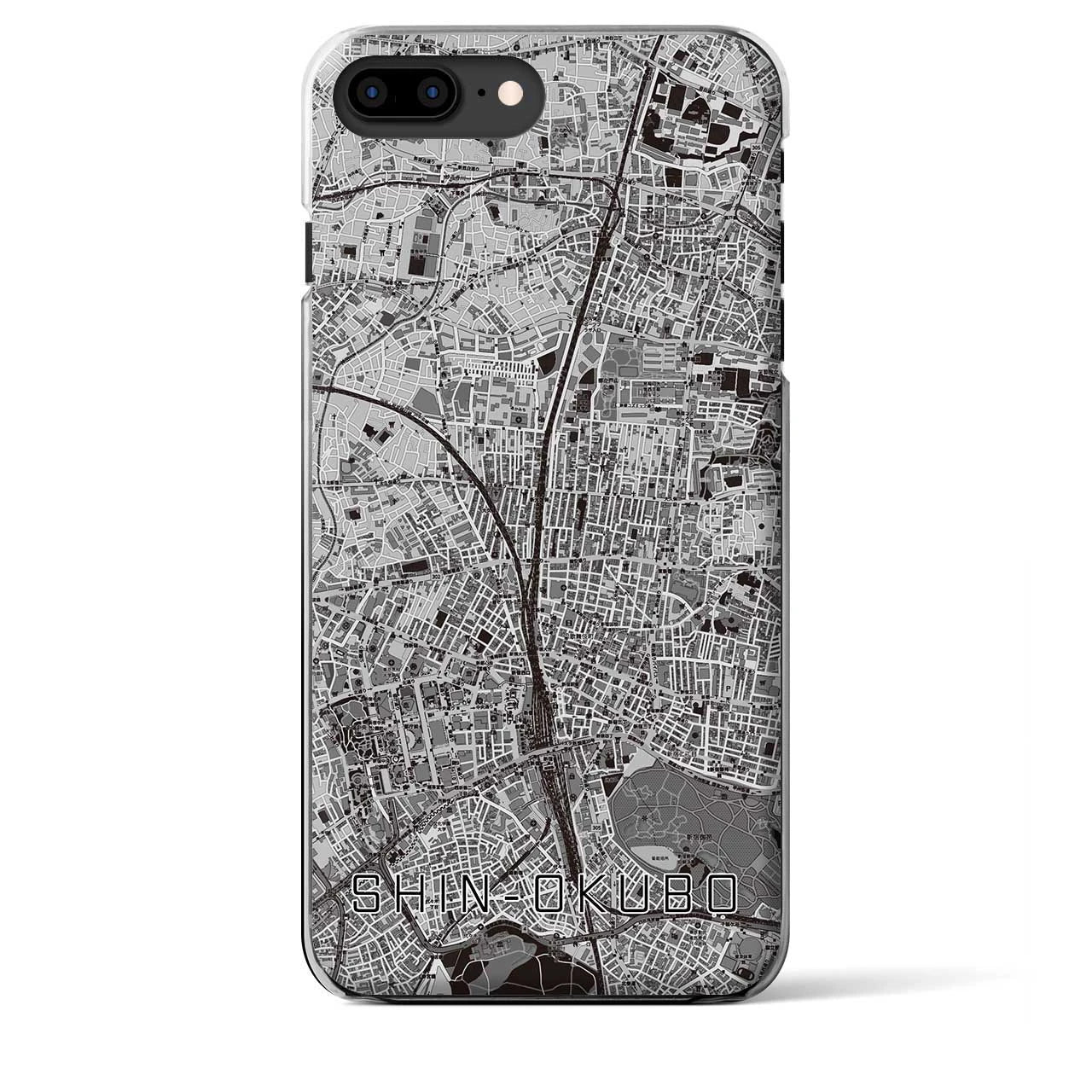 【新大久保（東京都）】地図柄iPhoneケース（クリアタイプ）