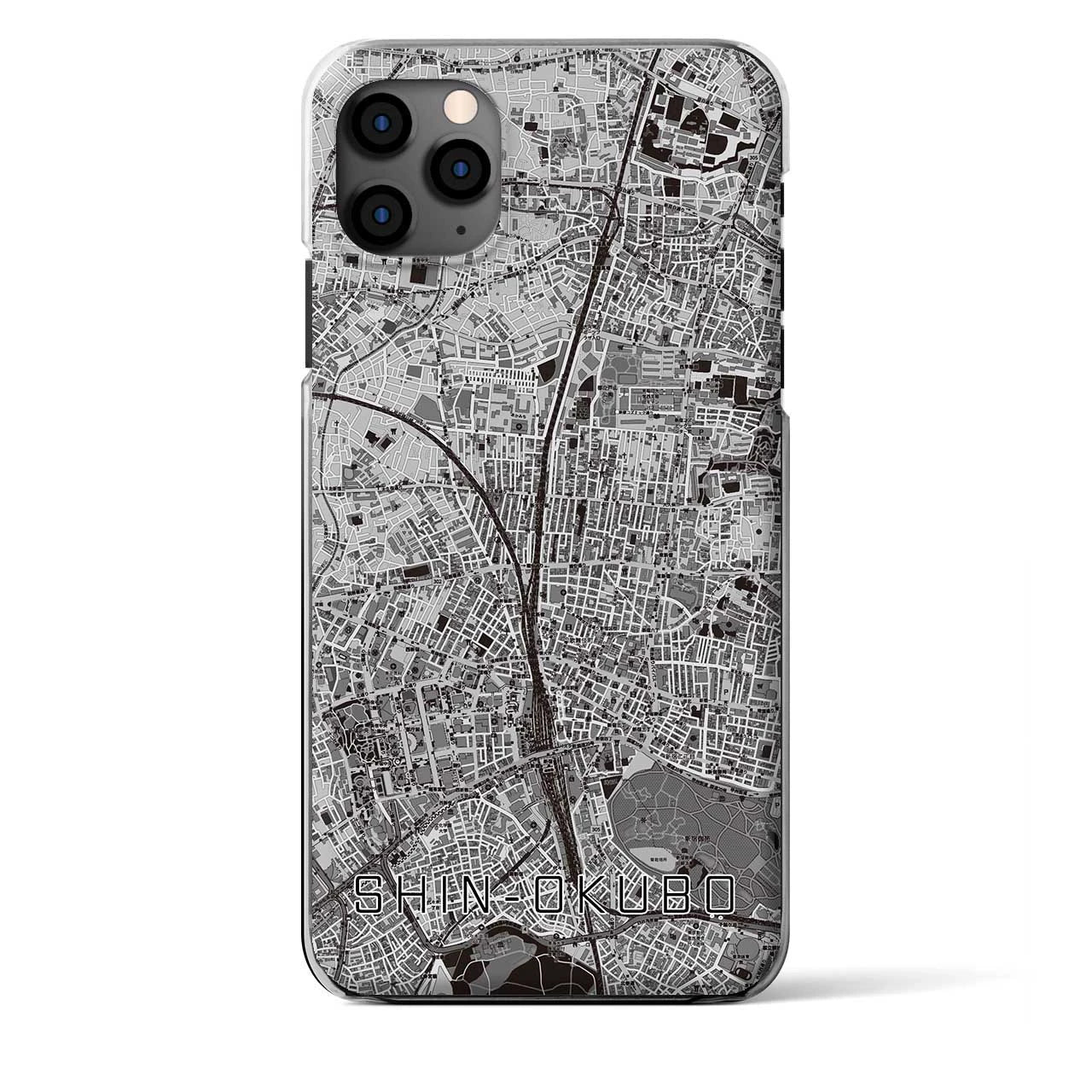 【新大久保（東京都）】地図柄iPhoneケース（クリアタイプ）