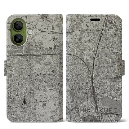 【新大久保（東京都）】地図柄iPhoneケース（手帳タイプ）