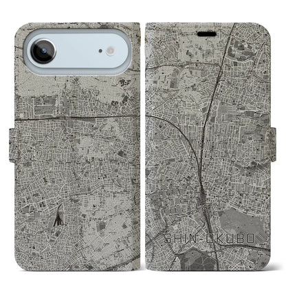 【新大久保（東京都）】地図柄iPhoneケース（手帳タイプ）