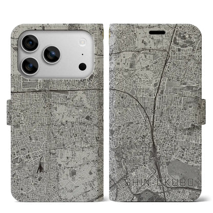 【新大久保（東京都）】地図柄iPhoneケース（手帳タイプ）