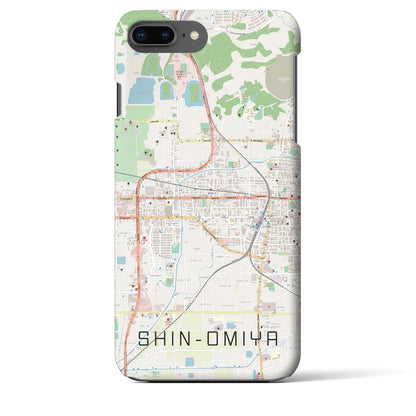 【新大宮（奈良県）】地図柄iPhoneケース（バックカバータイプ）