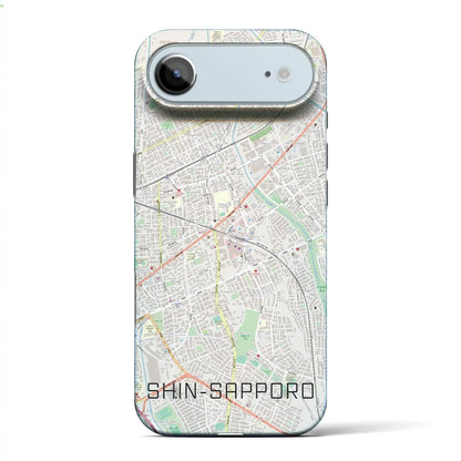 【新札幌（北海道）】地図柄iPhoneケース（バックカバータイプ）