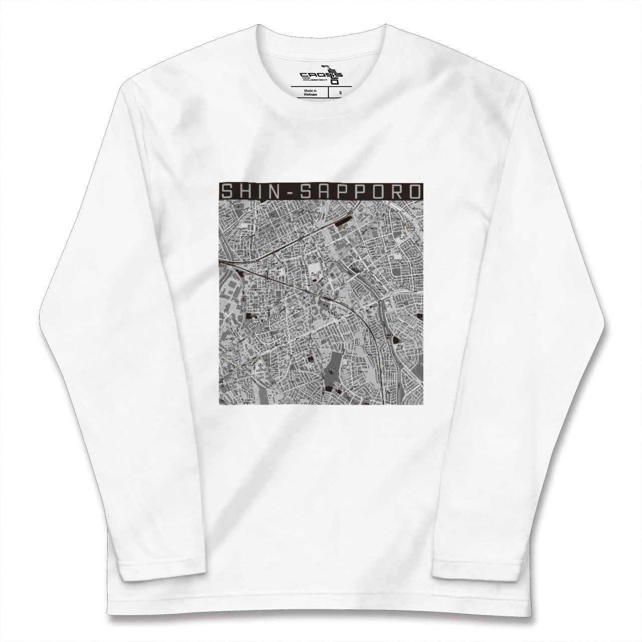 【新札幌（北海道）】地図柄ロングスリーブTシャツ