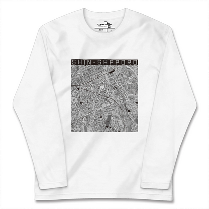 【新札幌（北海道）】地図柄ロングスリーブTシャツ