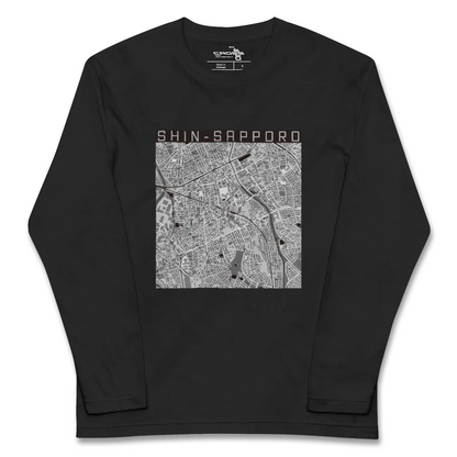 【新札幌（北海道）】地図柄ロングスリーブTシャツ