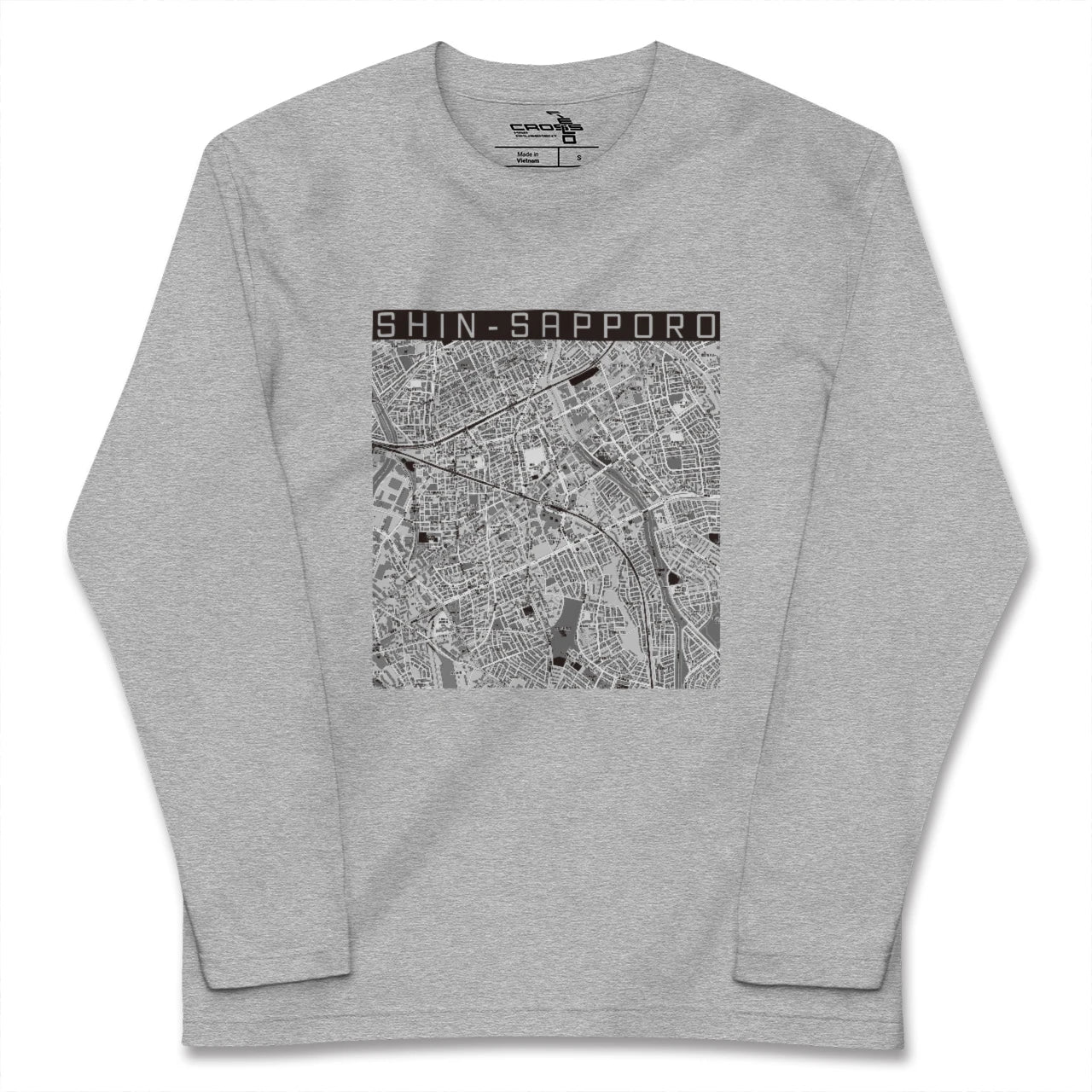 【新札幌（北海道）】地図柄ロングスリーブTシャツ