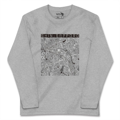 【新札幌（北海道）】地図柄ロングスリーブTシャツ