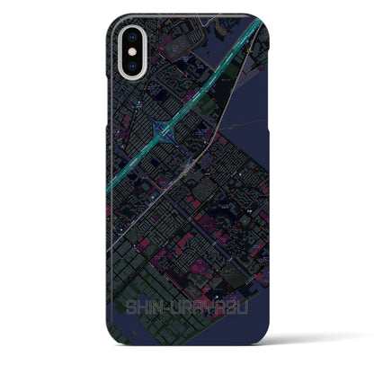 【新浦安（千葉県）】地図柄iPhoneケース（バックカバータイプ）