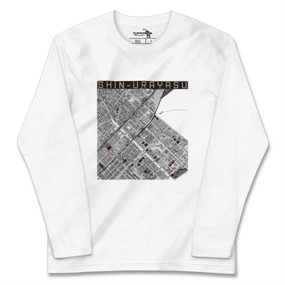【新浦安（千葉県）】地図柄ロングスリーブTシャツ