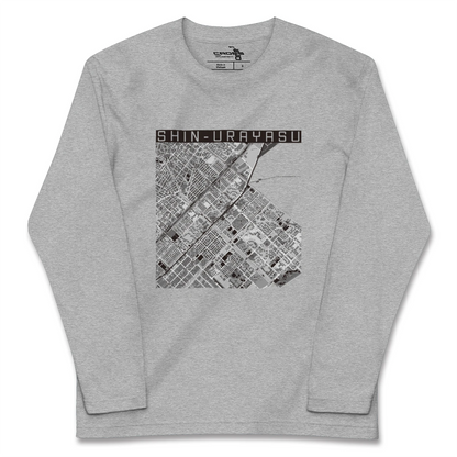 【新浦安（千葉県）】地図柄ロングスリーブTシャツ