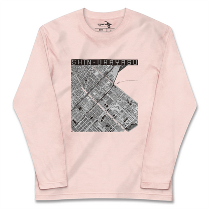 【新浦安（千葉県）】地図柄ロングスリーブTシャツ