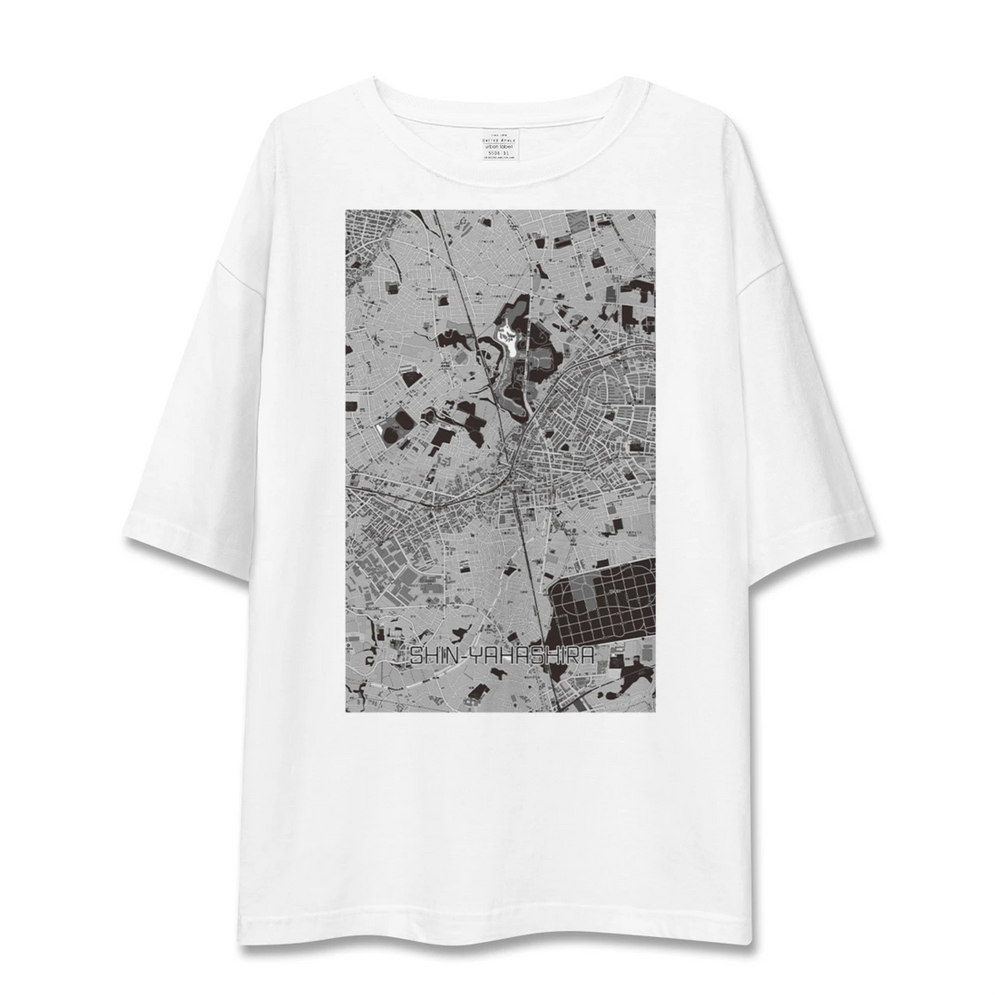 【新八柱(千葉県)】地図柄ビッグシルエットTシャツ