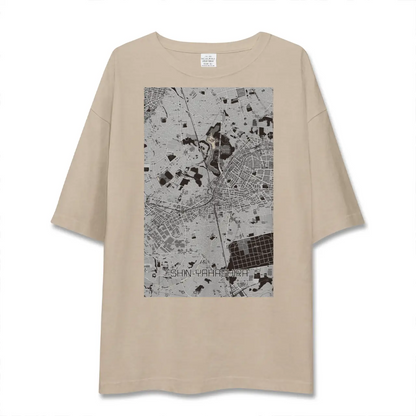 【新八柱（千葉県）】地図柄ビッグシルエットTシャツ