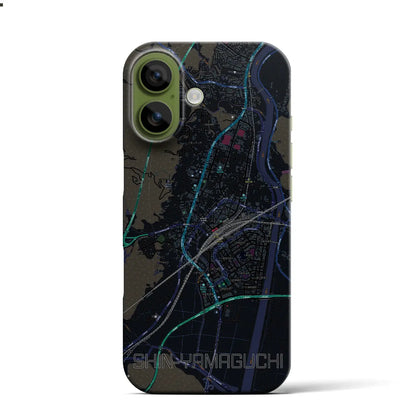 【新山口（山口県）】地図柄iPhoneケース（バックカバータイプ）