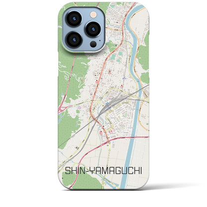 【新山口（山口県）】地図柄iPhoneケース（バックカバータイプ）