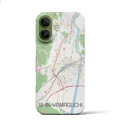 【新山口（山口県）】地図柄iPhoneケース（バックカバータイプ）