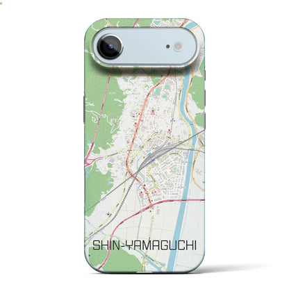 【新山口（山口県）】地図柄iPhoneケース（バックカバータイプ）