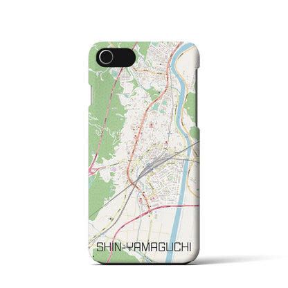 【新山口（山口県）】地図柄iPhoneケース（バックカバータイプ）