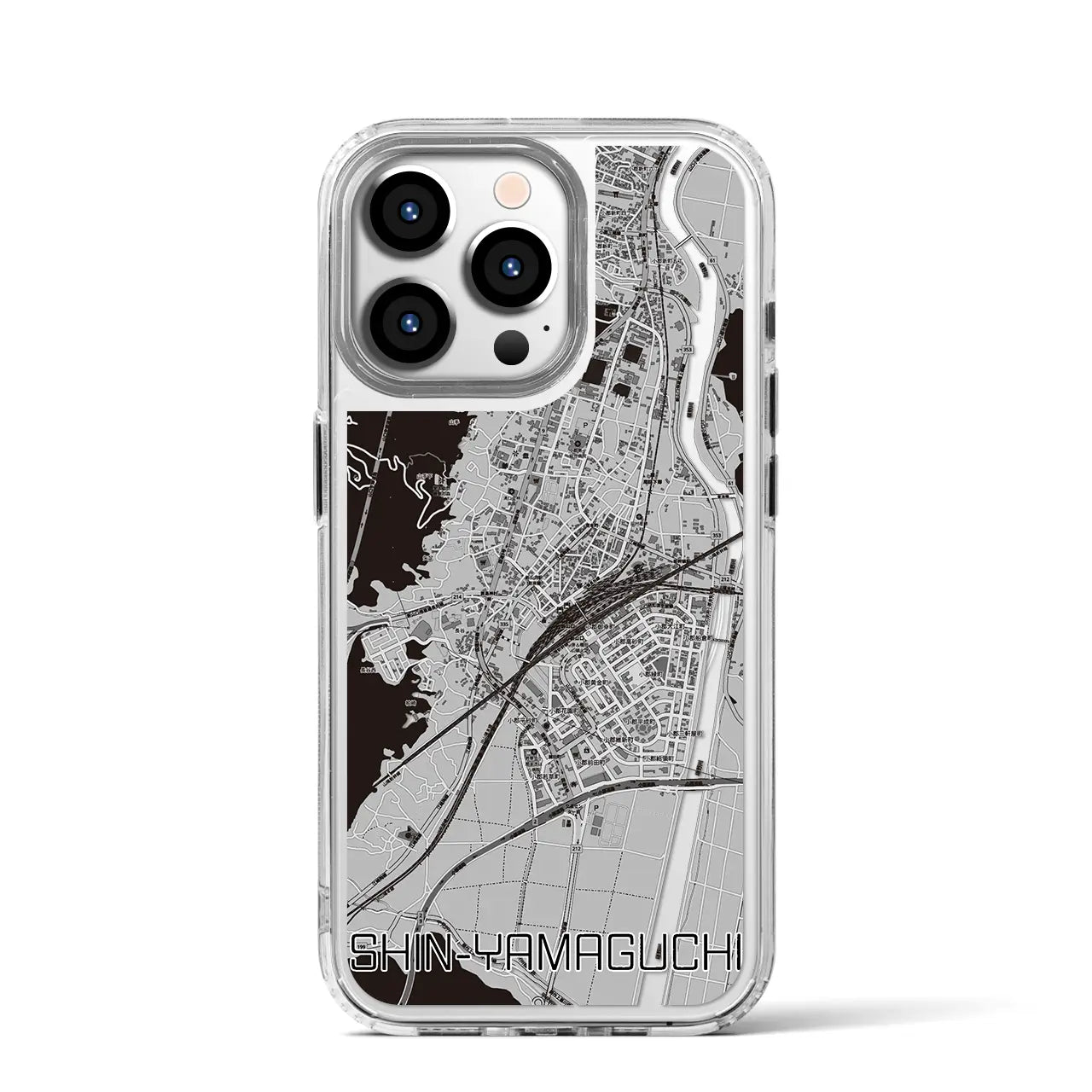 【新山口（山口県）】地図柄iPhoneケース（MagSafeタイプ）
