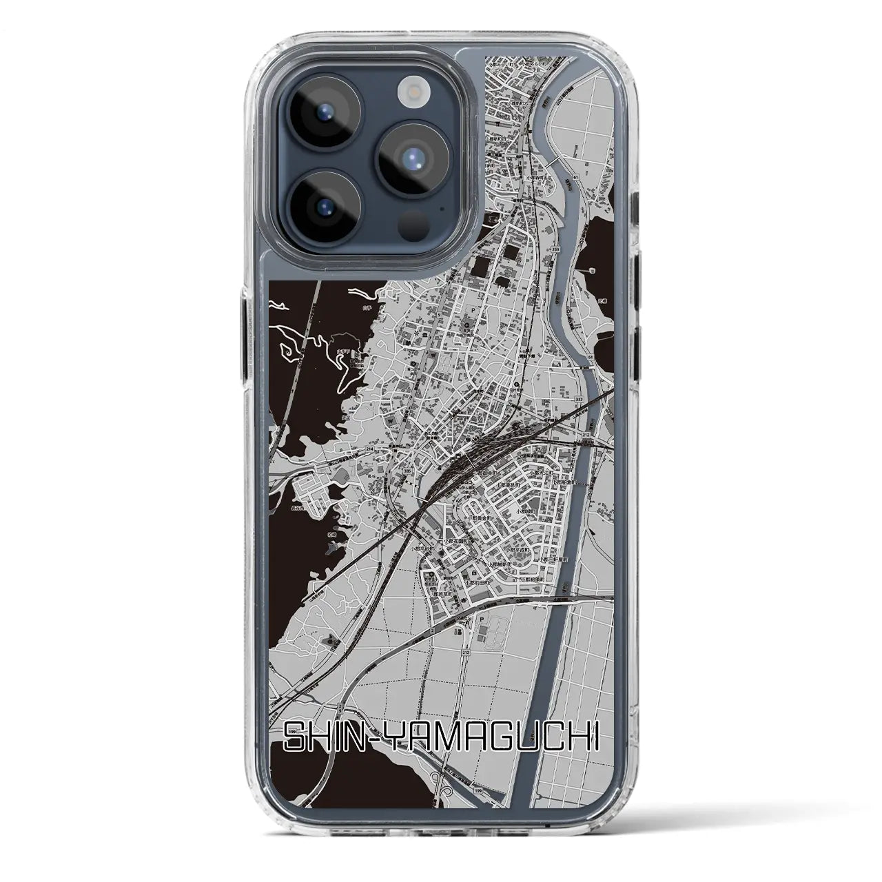 【新山口（山口県）】地図柄iPhoneケース（MagSafeタイプ）