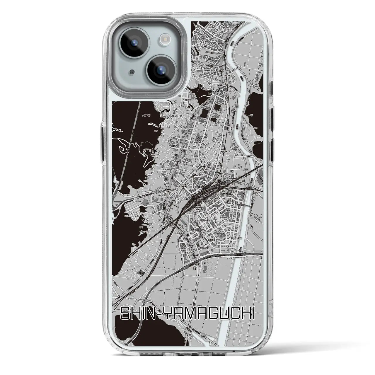 【新山口（山口県）】地図柄iPhoneケース（MagSafeタイプ）