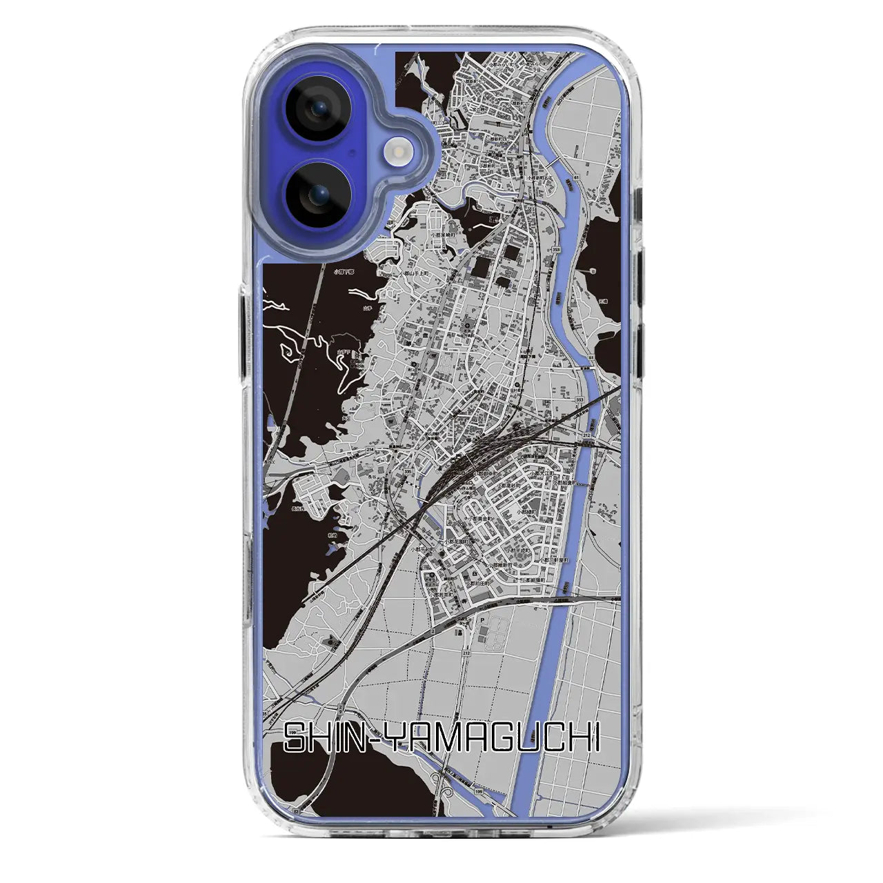 【新山口（山口県）】地図柄iPhoneケース（MagSafeタイプ）