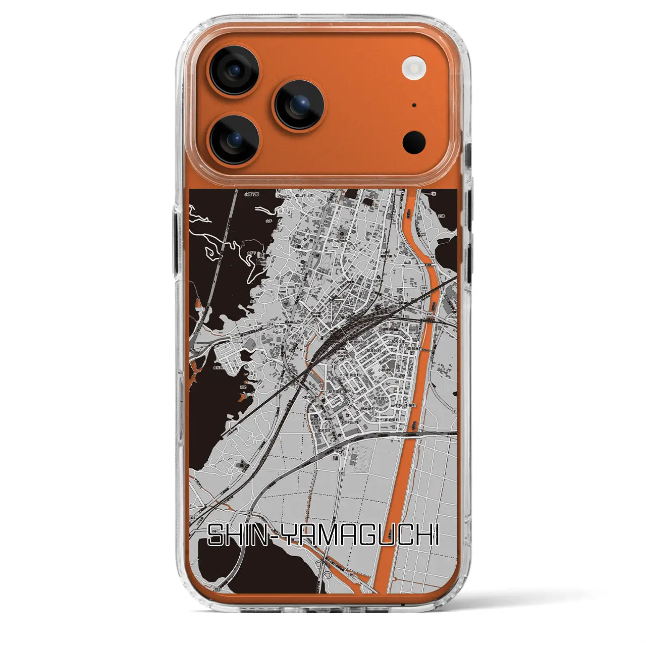 【新山口（山口県）】地図柄iPhoneケース（MagSafeタイプ）