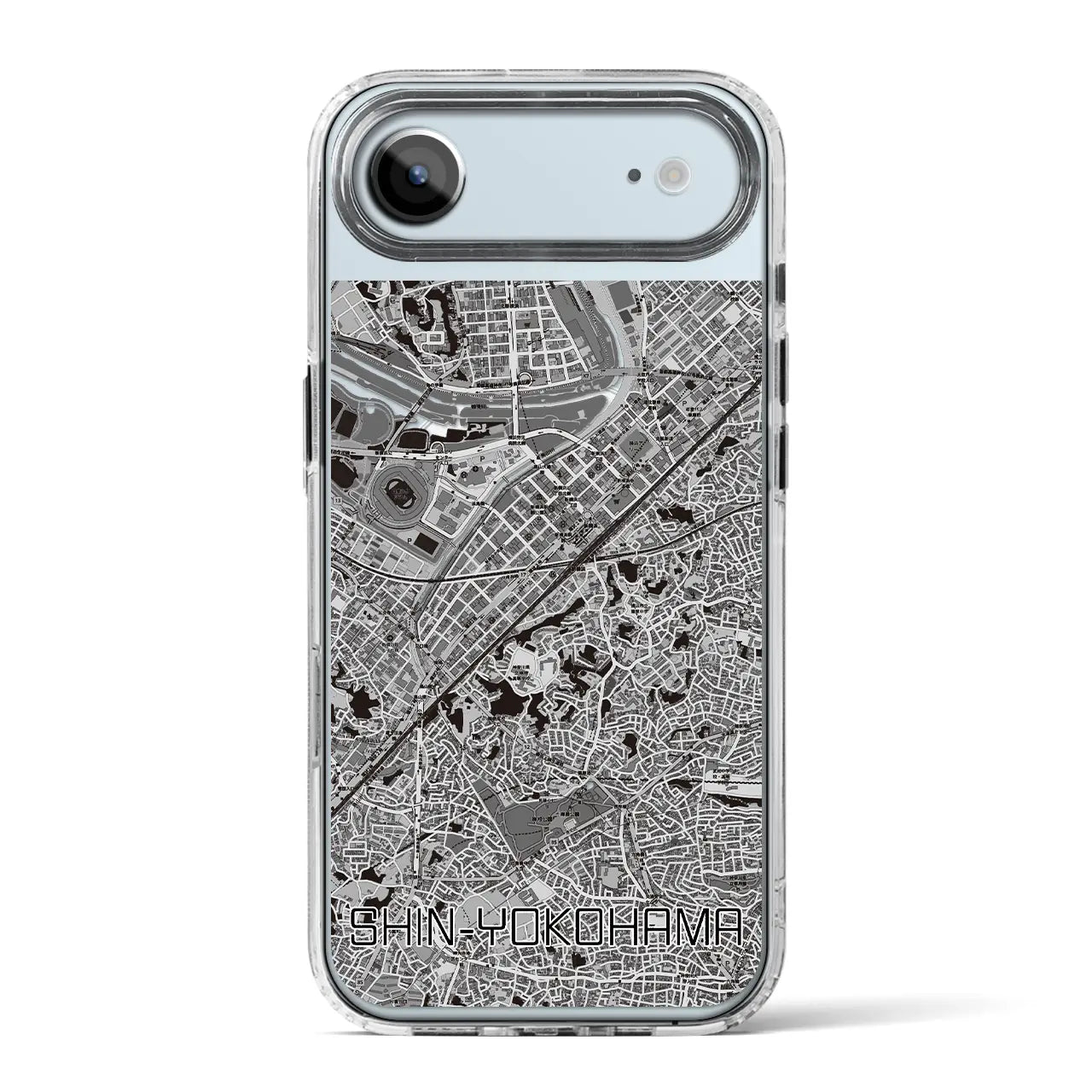 【新横浜（神奈川県）】地図柄iPhoneケース（MagSafeタイプ）