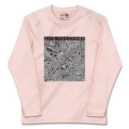 【新横浜（神奈川県）】地図柄ロングスリーブTシャツ