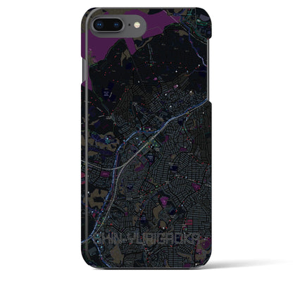 【新百合ヶ丘（神奈川県）】地図柄iPhoneケース（バックカバータイプ）