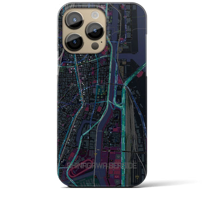 【品川シーサイド（東京都）】地図柄iPhoneケース（バックカバータイプ）