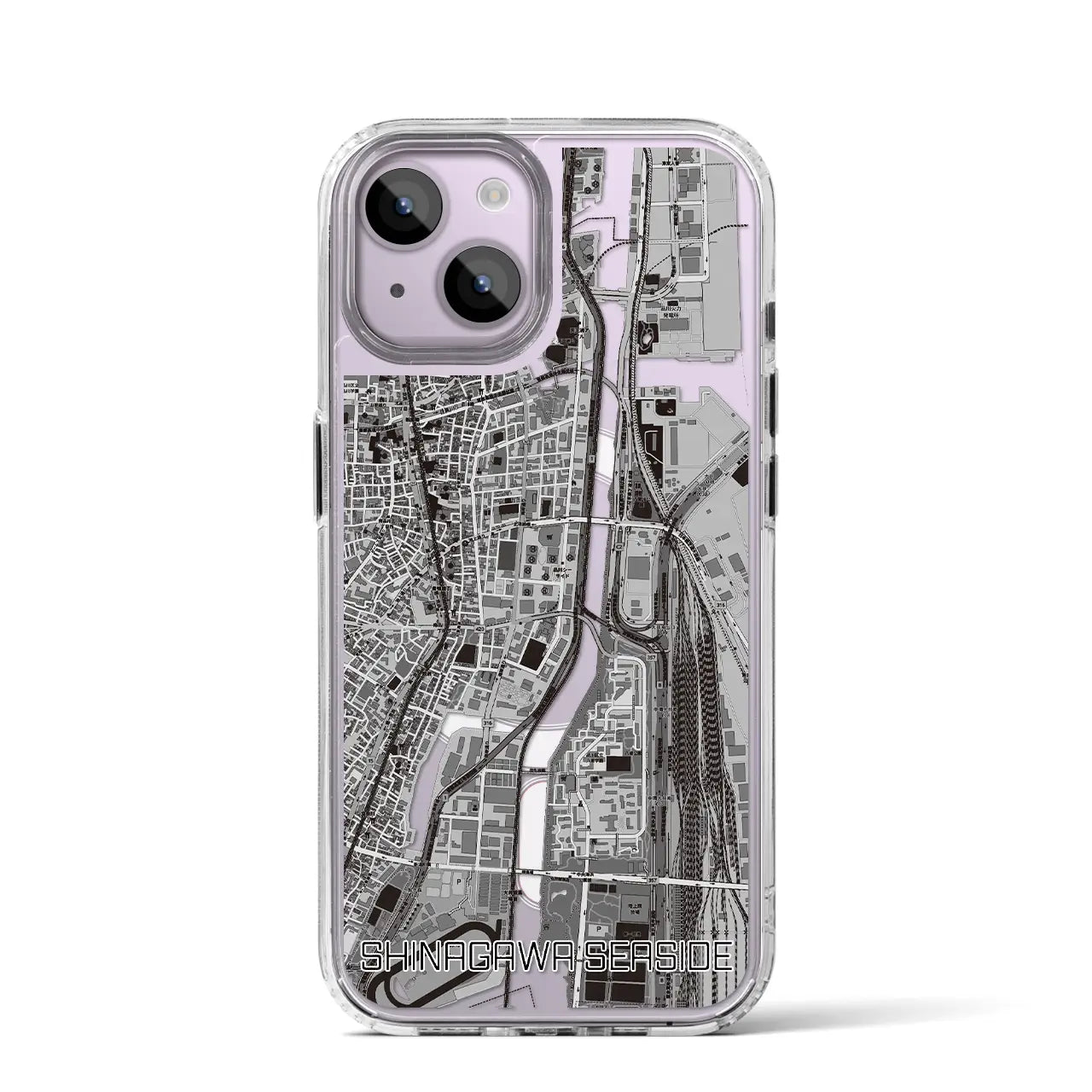 【品川シーサイド（東京都）】地図柄iPhoneケース（MagSafeタイプ）