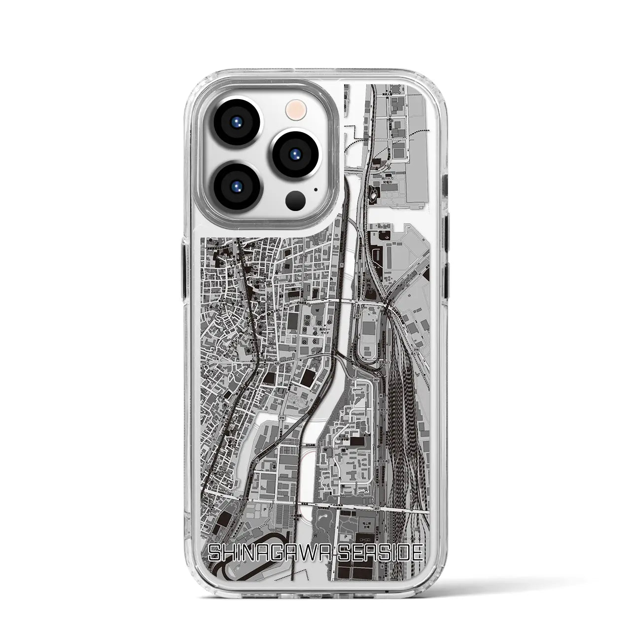【品川シーサイド（東京都）】地図柄iPhoneケース（MagSafeタイプ）