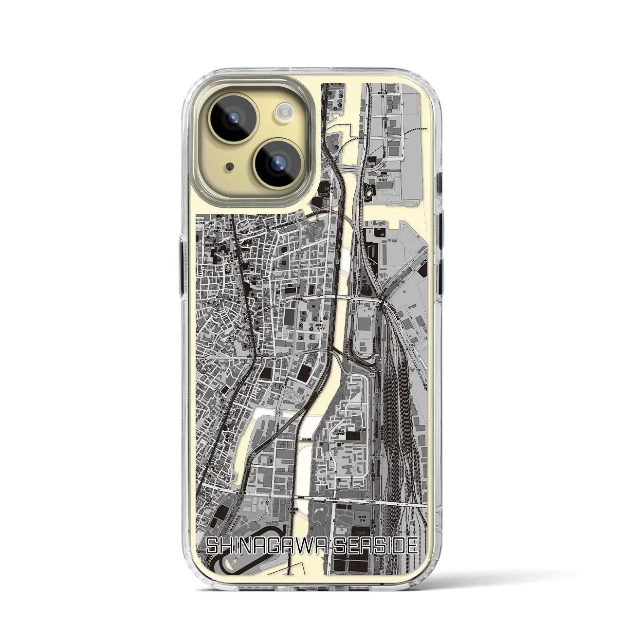 【品川シーサイド（東京都）】地図柄iPhoneケース（MagSafeタイプ）