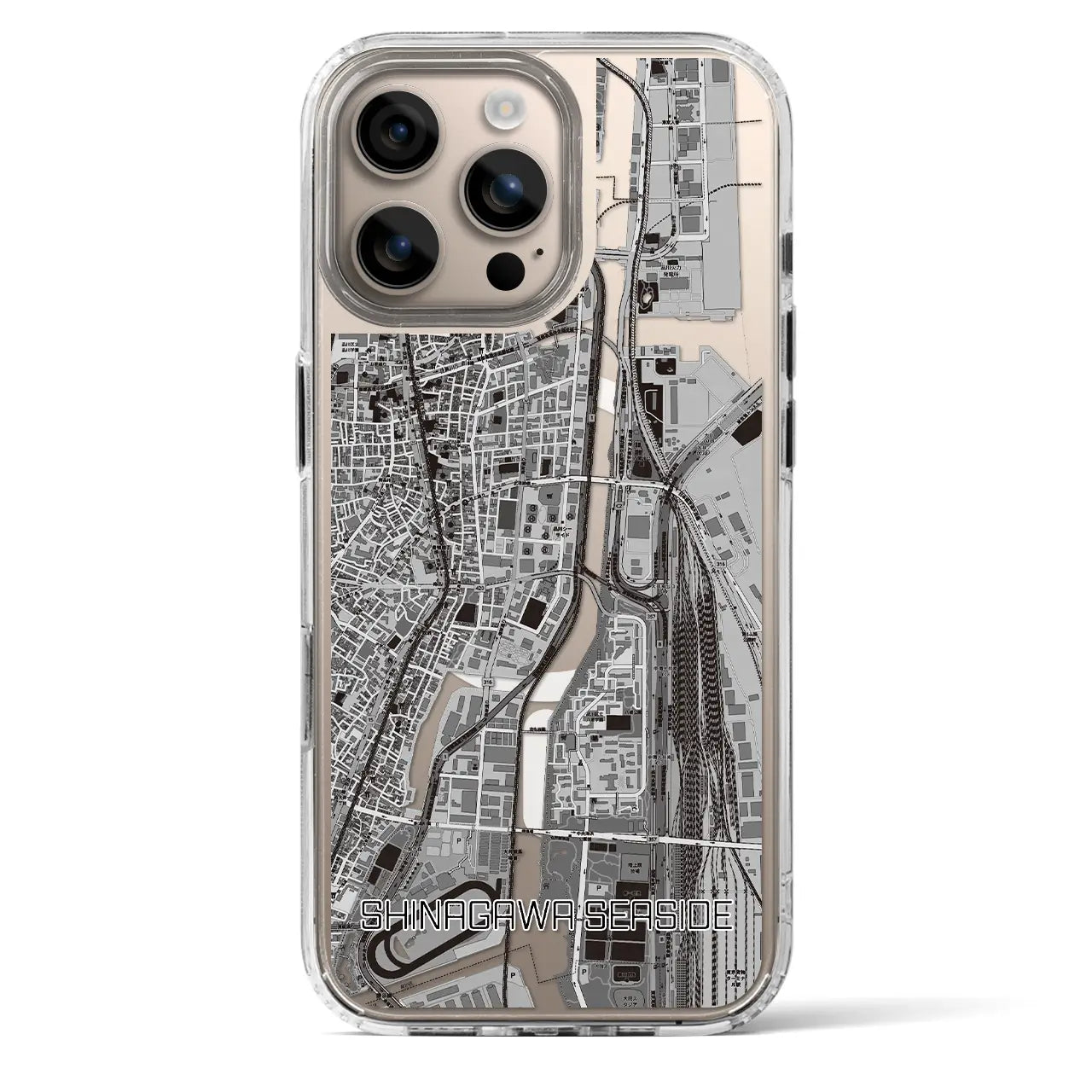 【品川シーサイド（東京都）】地図柄iPhoneケース（MagSafeタイプ）