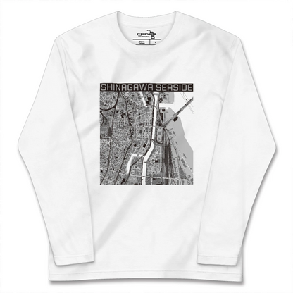 【品川シーサイド（東京都）】地図柄ロングスリーブTシャツ