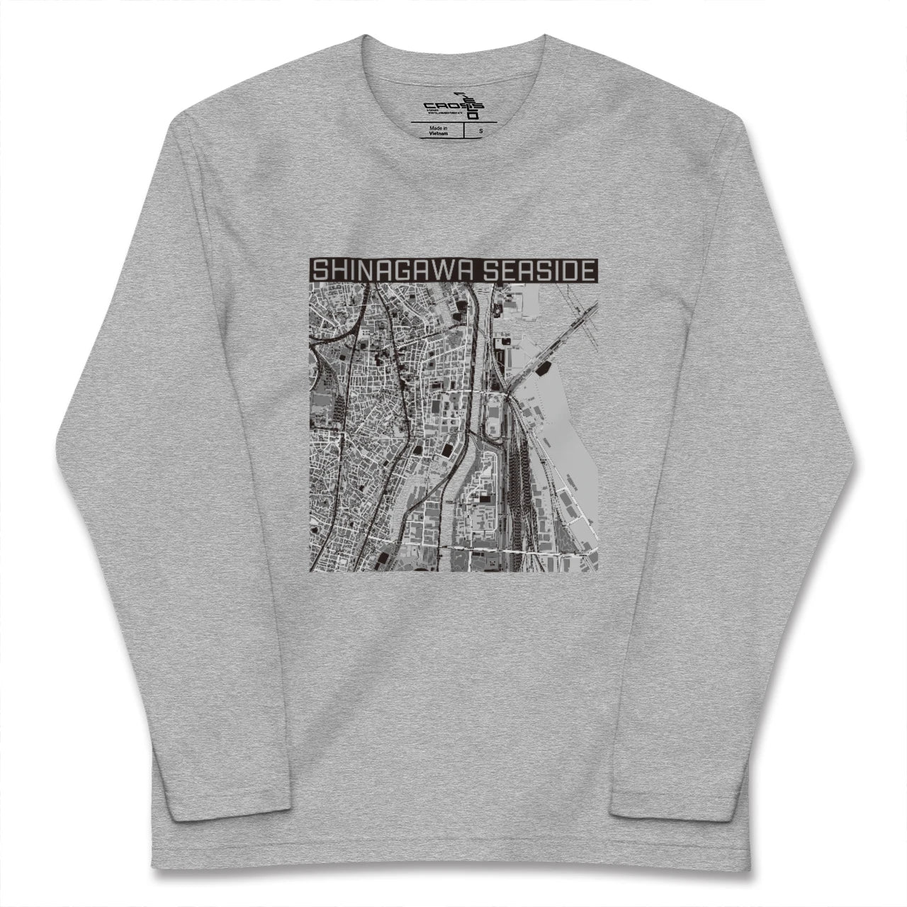 【品川シーサイド（東京都）】地図柄ロングスリーブTシャツ